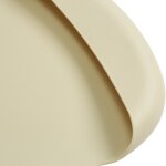 Bavoir en silicone nougat