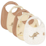 Lot de 5 bavoirs imperm�ables kangaroots