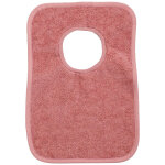 Bavoir passe t�te en �ponge rose