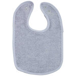 Bavoir premier �ge en �ponge gris