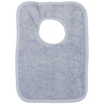 Bavoir passe t�te en �ponge gris