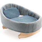 Berceau  bascule pour poupon blue dream