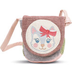 Besace enfant madame chat