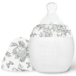 Biberon anti - colique en silicone x tartine et chocolat gris (150 ml)