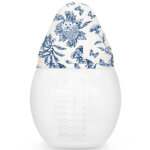 Biberon 240 ml x tartine et chocolat toile de jouy bleu