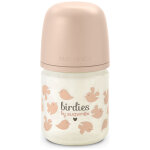 Biberon en verre t�tine sxpro xs birdies rose (120ml)