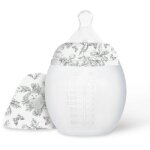 Biberon anti - colique en silicone x tartine et chocolat gris (240 ml) Biberon anti - colique en silicone x tartine et chocolat gris (240 ml)