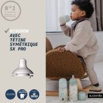 Biberon t�tine sxpro l birdies beige (360ml)