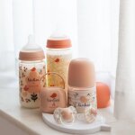 Biberon t�tine sxpro m birdies rose (270ml)