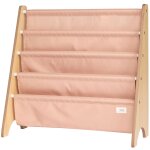 Biblioth�que en tissu recycl� uni argile