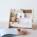 Biblioth�que double face terrazzo cr�me