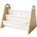 Biblioth�que double face terrazzo cr�me