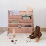 Biblioth�que en tissu recycl� terrazzo argile