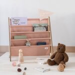 Biblioth�que en tissu recycl� uni argile