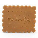 Biscuit de dentition caoutchouc puce et pilou