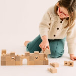 Blocs de construction en bois fsc brick a block starter (24 pi�ces)