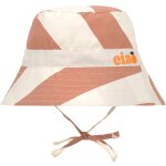 Bob anti - uv rayures terre et sel marin (7 - 12 mois)