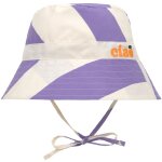 Bob anti - uv rayures violet et sel marin (1 - 3 ans)