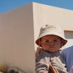 Bob enfant r�versible sunshine jaune (6 - 12 mois)