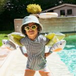 Bob r�versible vert sauge (0 - 2 ans)