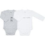 Lot de 2 bodies mini maxi (1 mois)