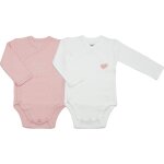 Lot de 2 bodies bouille rose (3 mois)