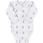 Body manches longues blanc sophie la girafe (naissance)