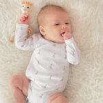 Body manches longues blanc sophie la girafe (3 mois)