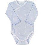 Body manches longues bleu sophie la girafe (1 mois)