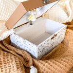 Bo�te � bijoux musicale chat dans la prairie lutin petit pois