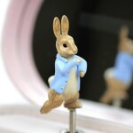 Bo�te � bijoux musicale coeur pierre lapin