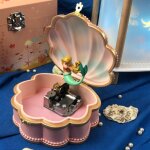 Boite � bijoux musicale coquillage collector sir�ne