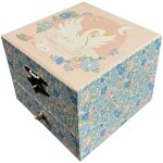 Bo�te � bijoux musicale cube princesses cygne