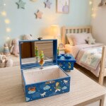 Bo�te � bijoux musicale phosphorescente le petit prince