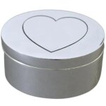 Bote  dents coeur (mtal argent)