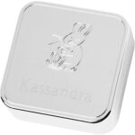 Bote  dents mtal argent kassandra (personnalisable)