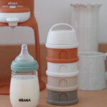 Bo�te doseuse cotton white - terracotta