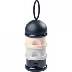 Bote doseuse de lait empilable bleue fonce et rose