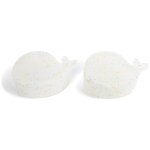Lot de 2 mini bo�tes � go�ter en silicone christian la baleine confettis