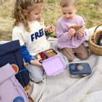 Bo�te � go�ter - lunch box inox little gang coeur