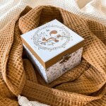 Bo�te � musique cube �cureuil dans la prairie lutin petit pois