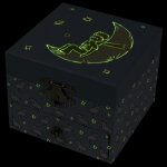 Bo�te � musique cube le petit prince bleu clair