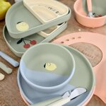 Bol en silicone happy fruits citron