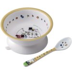 Bol ventouse avec cuillère moomin Bol ventouse avec cuillère moomin