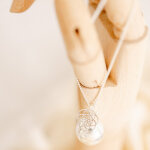 Bola de grossesse gri - gri graine de vie cha�ne (plaqu� argent 925)