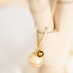 Bola de grossesse gri - gri etoile du nord cha�ne (or jaune 18 carats)