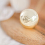 Bola de grossesse c?ur � c?ur cha�ne (or jaune 18 carats)