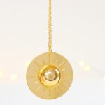 Bola de grossesse sun cha�ne (or jaune 18 carats)