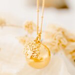 Bola de grossesse gri - gri arbre de vie cha�ne (or jaune 18 carats)