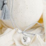 Bola de grossesse nymph�a cordon personnalisable (plaqu� argent 925)